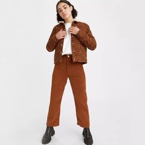 Levi’s Ribcage Straight Ankle Corduroy Jeans